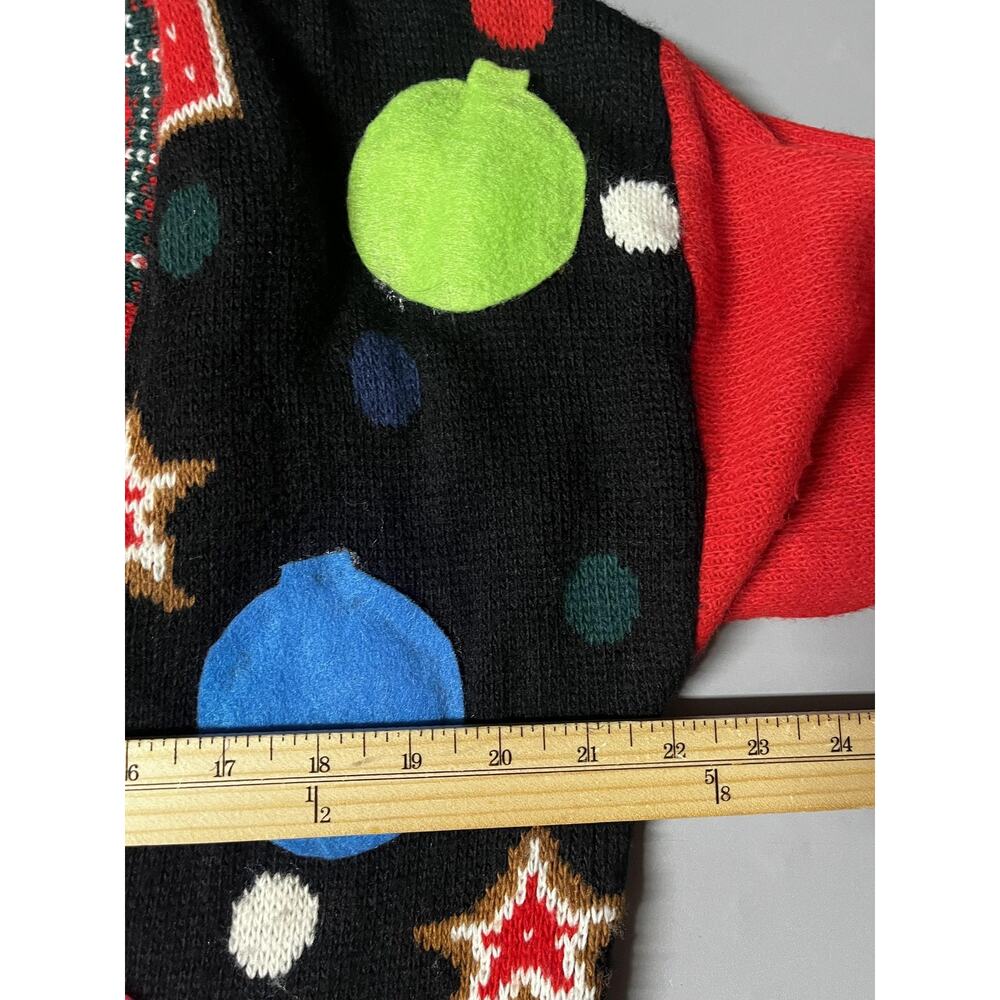 Playclothes Sweater‎ Womens Small Ugly Christmas Cardigan Gingerbread Made USA - Picture 13 of 15